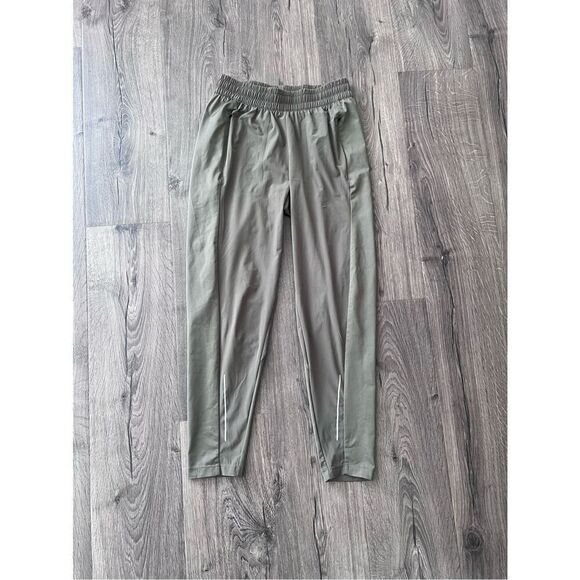 Nike Running Green Swift Flex Woven Training Tech Jogger Pants Fleece Lab 928817 - Picture 1 of 5